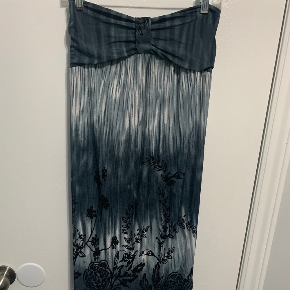 Women's XXL Beach Bathing Suit Cover Up Grey and Black